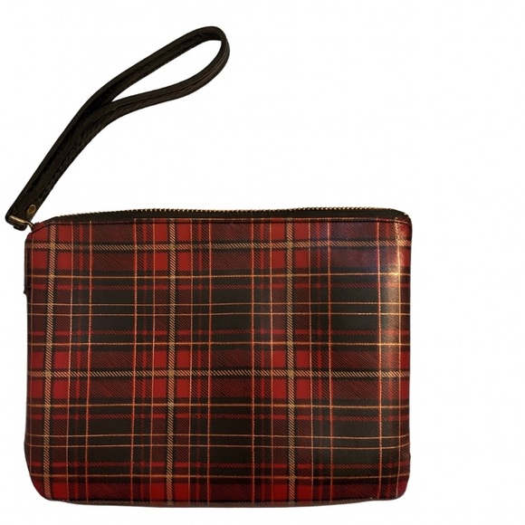 Patricia Nash Cassini Tartan Plaid Leather Wristlet – Like New - Picture 1 of 6